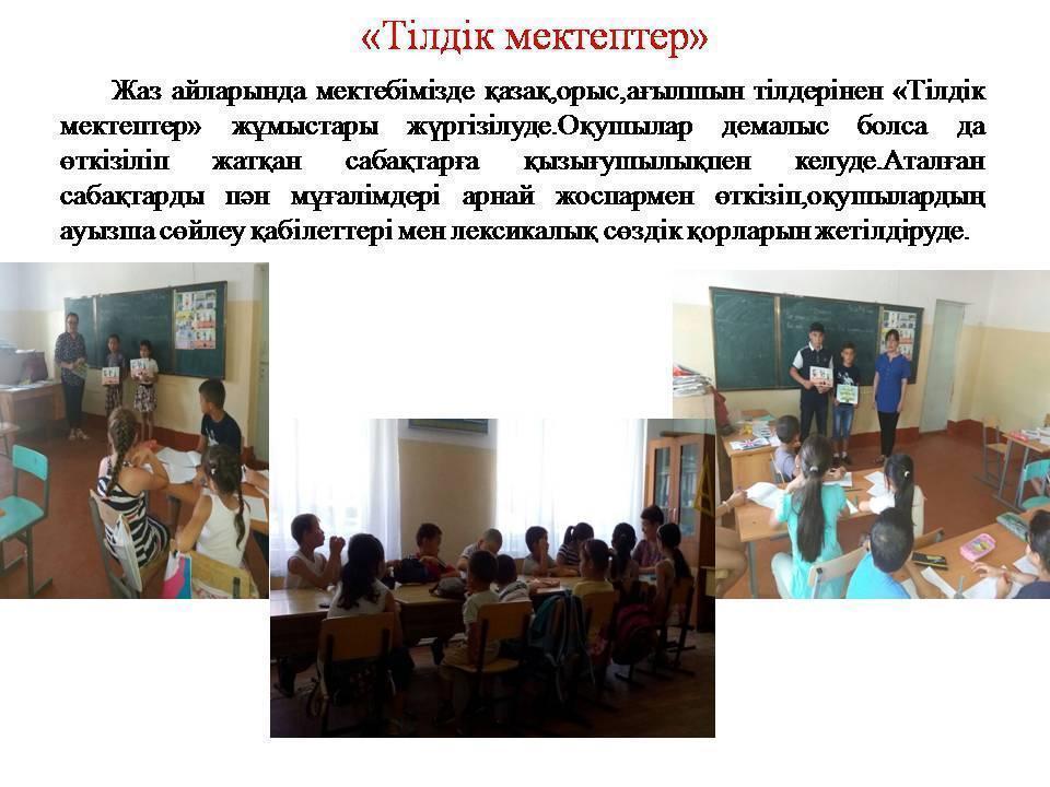 «Тілдік мектептер»